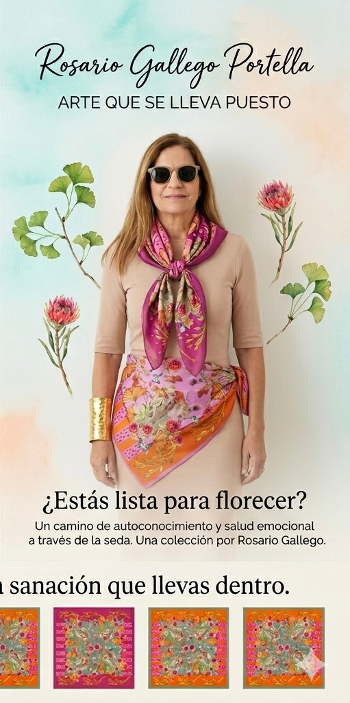 Pañuelos con Arte. Danza rosa