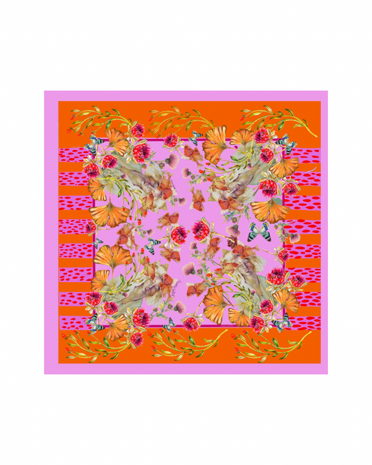 Pañuelos con Arte. Danza rosa