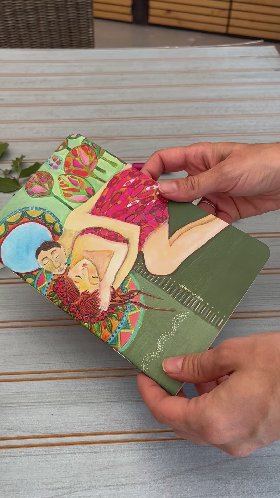 libreta Enamorados con ilustración de Rosario Gallego