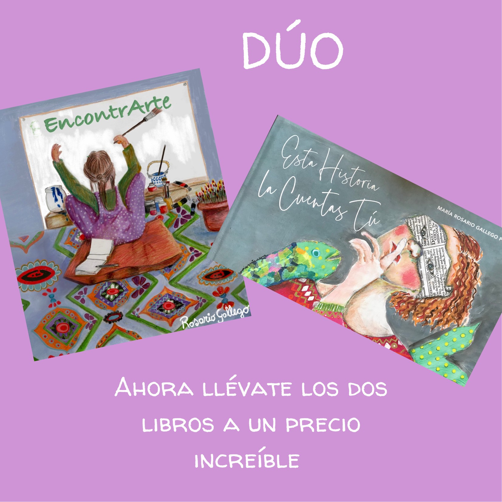 Estos dos libros son un aporte a la autoindagación, te encontrarás con ilustraciones que te llevarán a conectarte contigo mism@, hacerte preguntas, escribir, reflexionar. EncontrArte, te invita a que tú también seas quien además de contar y crear historia, pintes y crees como ,as resuene con tu creatividad 